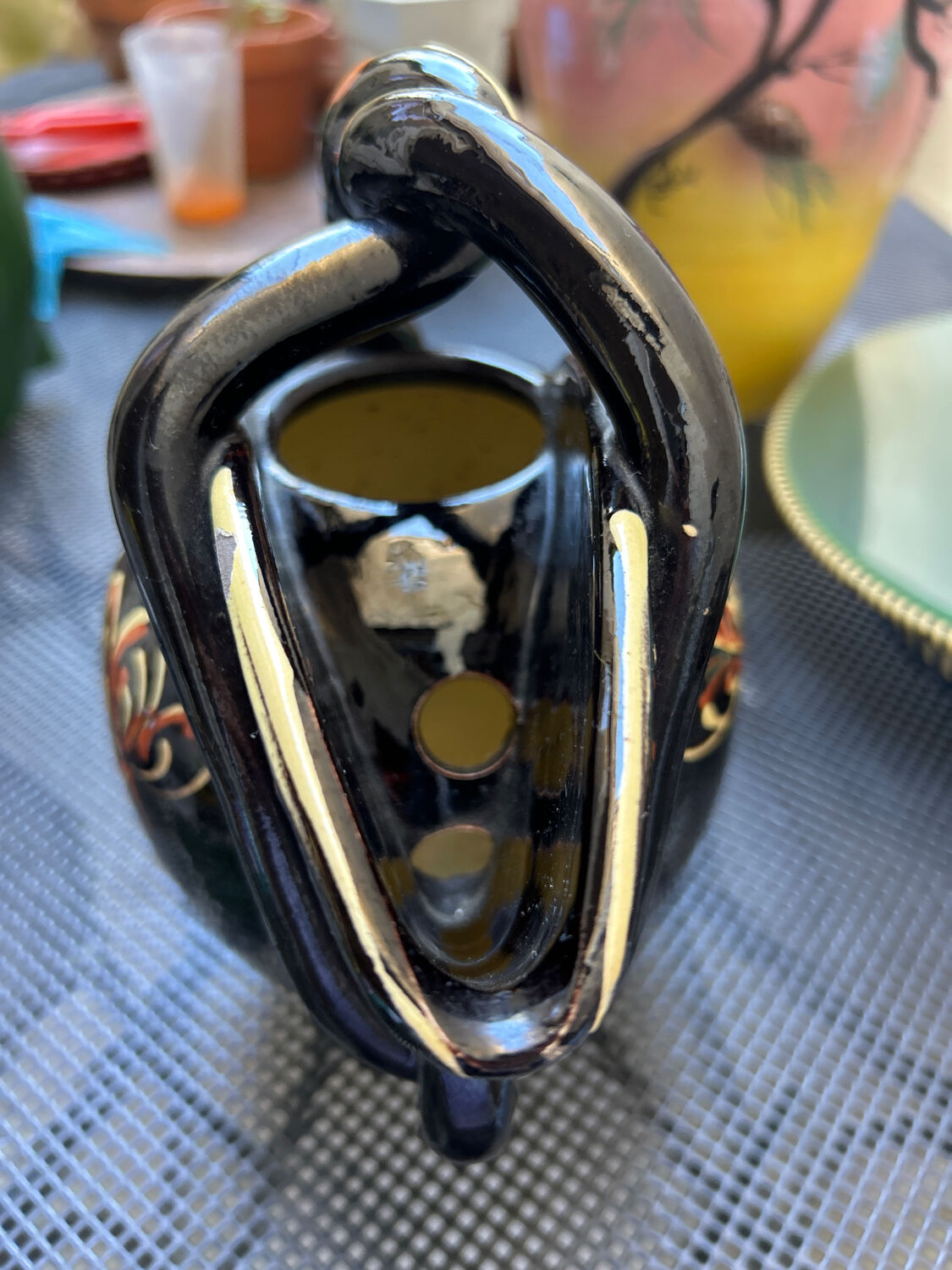 Ceramic carafe from Vallauris