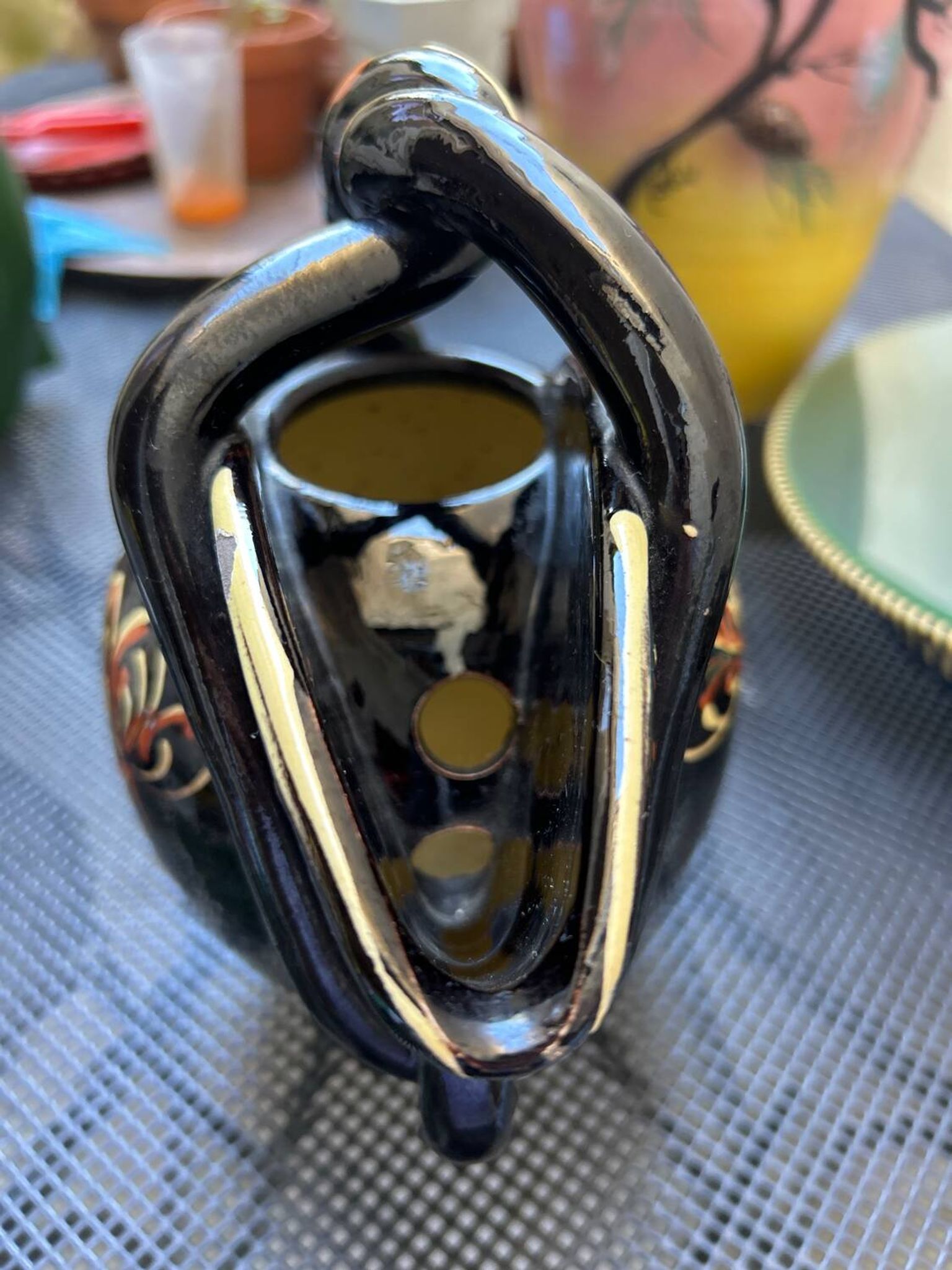 Ceramic carafe from Vallauris