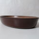 Terracotta fire dish refractory Emile Henry 44x30cm vintage