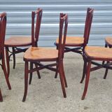 Set of 6 Fischel and EV bistro chairs