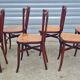 Set de 6 chaises bistrot Fischel et EV