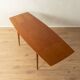 Elegant mid-century dining table with extension function, 1960s, teak veneer