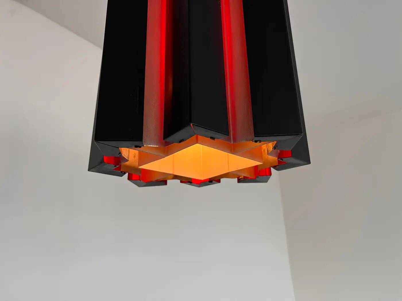 Rare design Space Age UFO pendant by Napako, 1970s