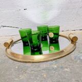 Art Deco mirrored tray