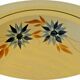 Flat hollow round old earthenware hbcm model queen 28.5 cm