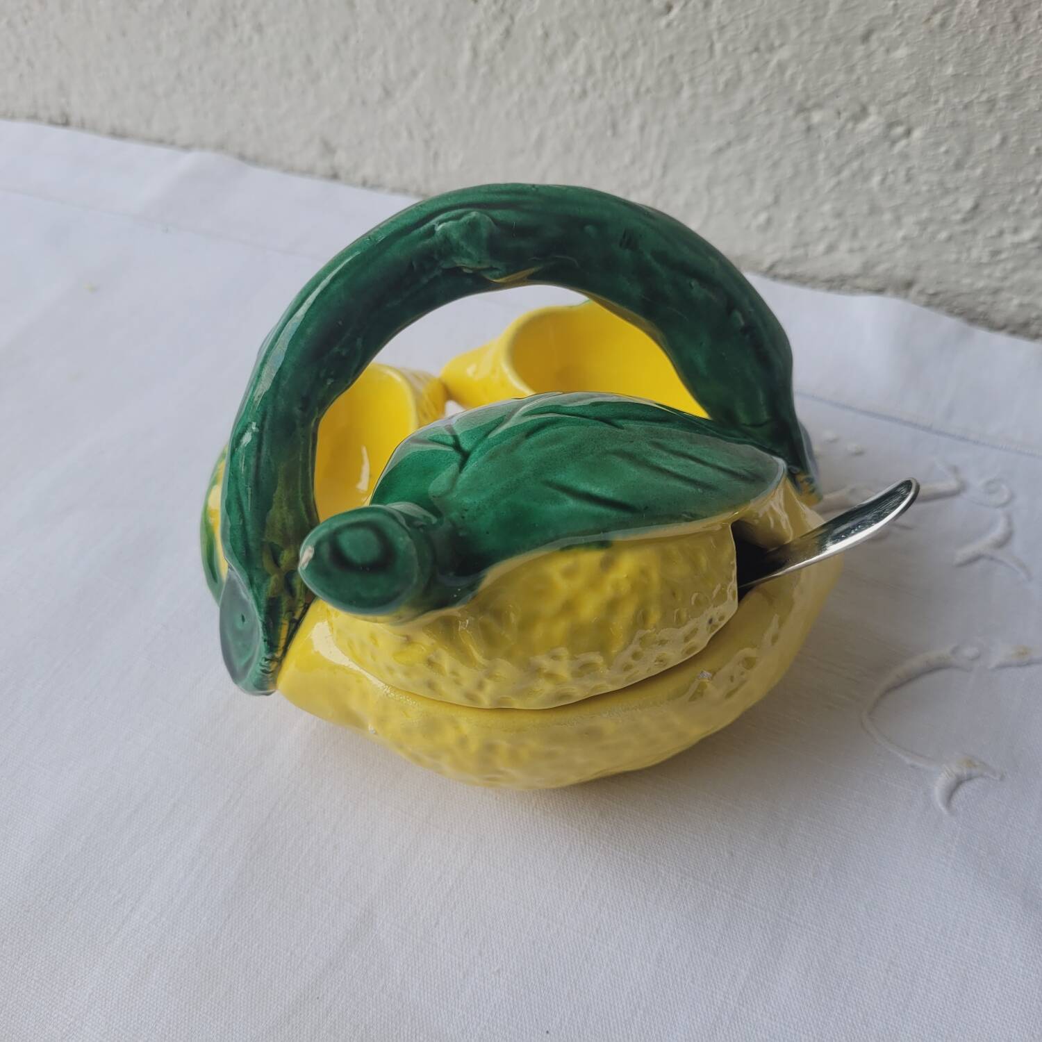 Salt shaker, pepper shaker and mustard shaker