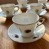 Bernardaud Ithaca Coffee Cup and Saucer by Olivier Gagnère