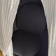 Large model Egg chair white black Giovanni Marchesi
