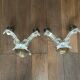 Pair of vintage bow wall lights