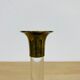Vintage brass and plexiglass candle holder
