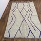 Tapis en laine pure fait main traditionnelle taille 150 x 250 cm