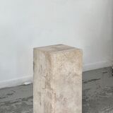 Travertine stele