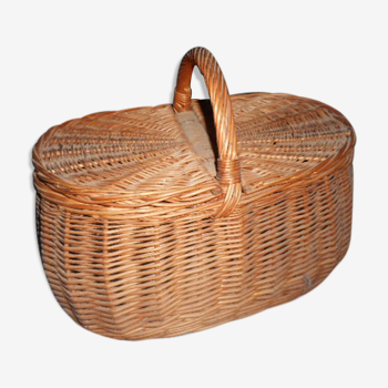 Panier pique-nique châtaigner 1940'