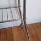 Desserte en verre fumé