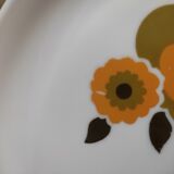 flat plates Arcopal flower lotus dp 0123240 Old vintage Set of 6 flea marketspiritdantan