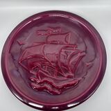 large decorative dish Vallauris
