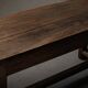 Antique work table/console in solid oak, Auvergne, circa 1900