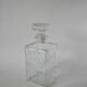 glass whiskey decanter 1970 25 X 9.5 cm