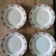 Set of 4 old flat plates in Terre de Fer, Cadiz L&G