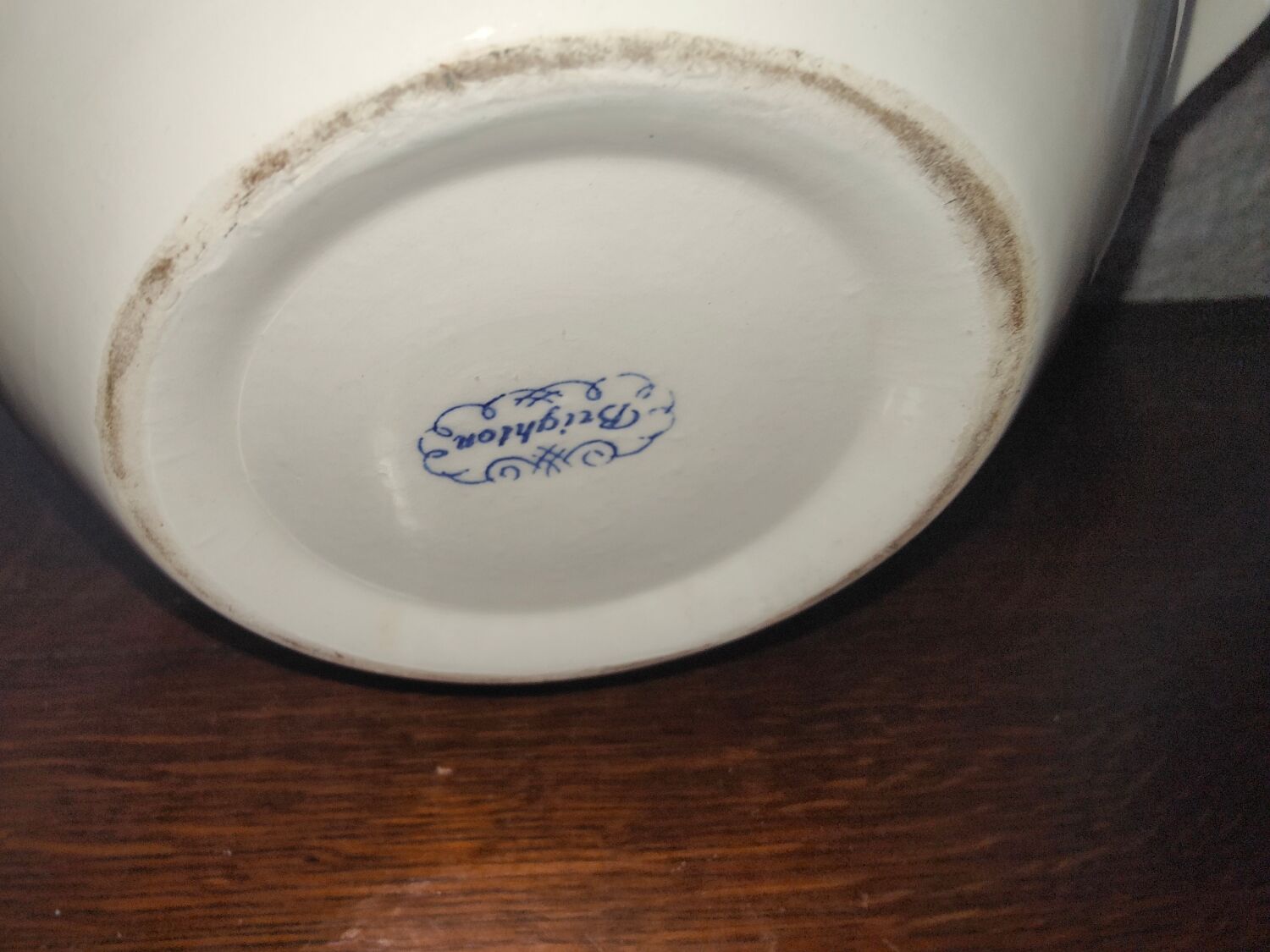 Old Brighton England earthenware bowl
