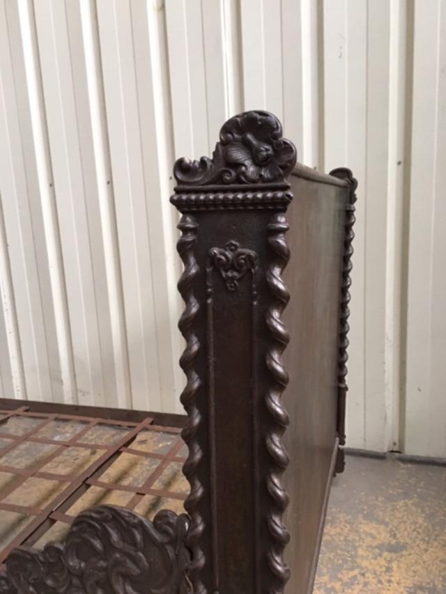 Napoleon III bed late 19th century cast iron and metal