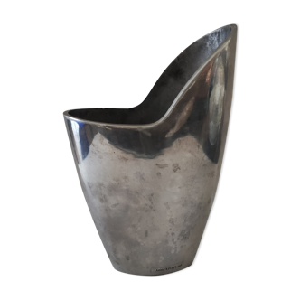 Vase eva efverlund fonte aluminium 80's