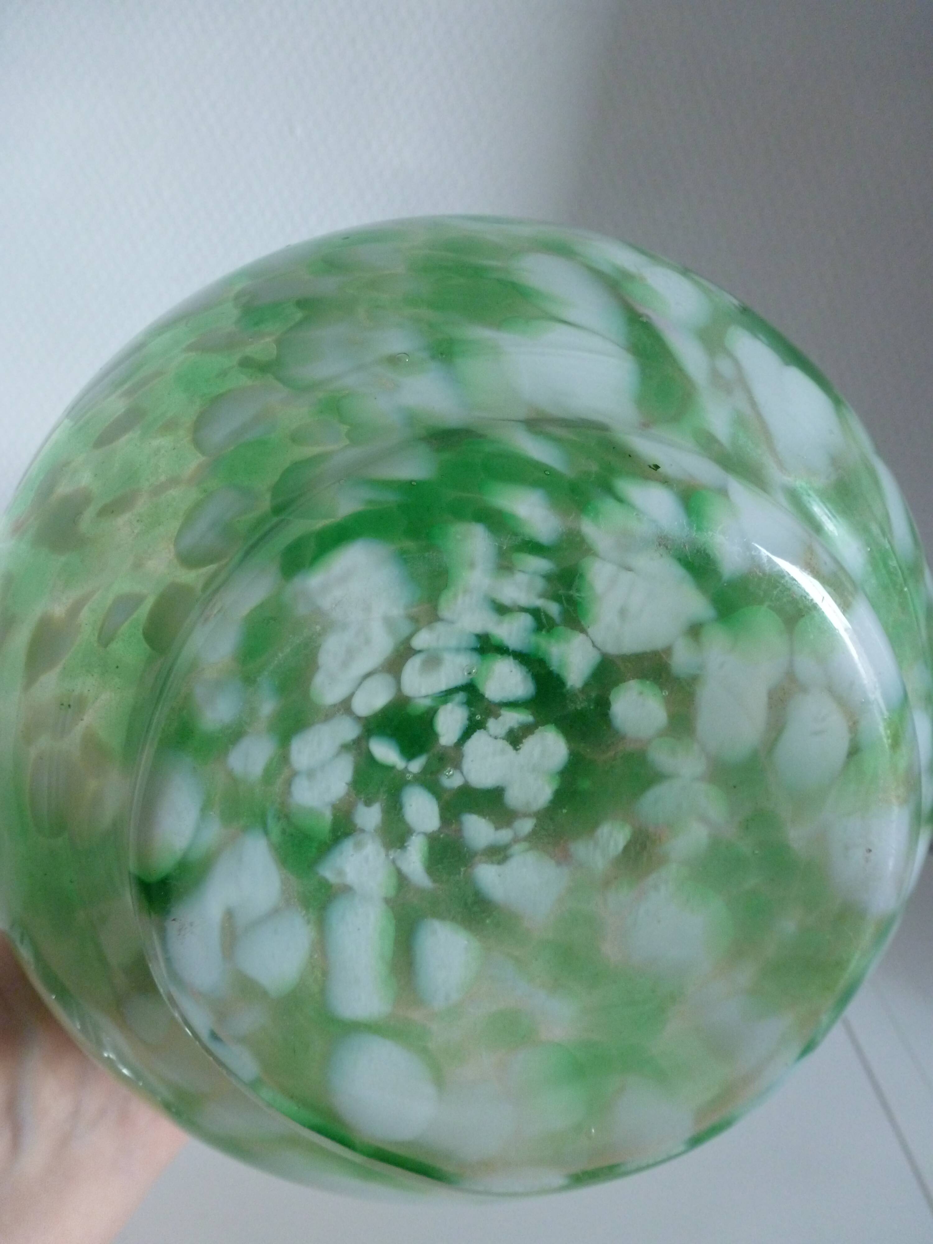 Green vase