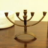 Bronze Menorah, made in Israel, 1970