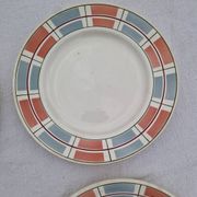 Lot De 8 Assiettes Plates Manufacture Salins