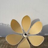 Suspension flower petal yellow vintage 70s