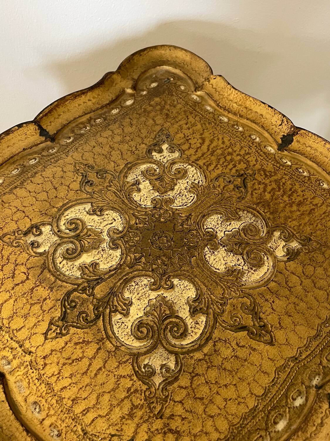 Vintage Florentine side table