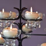 Skandinavien design twelve lights chandelier 1960's metal glass