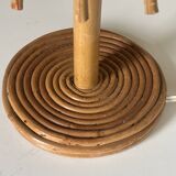 Vintage rattan lamp from the 60s