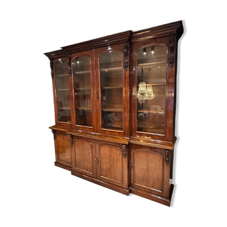 Large antique bookcase