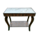 Carved wooden quadrupedal pedestal table