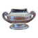 Silver Match table lighter in silver-plated metal with fluted base - Louis XVI