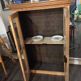 Pine display cabinet