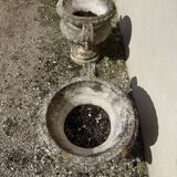 Paire de vasques - jardinières Médicis en pierre