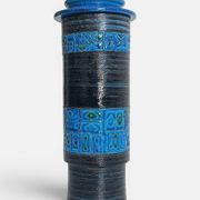 Bitossi by Aldo Londi Lidded XL Chamotte Vase, Handcrafted in Italy, C. 19