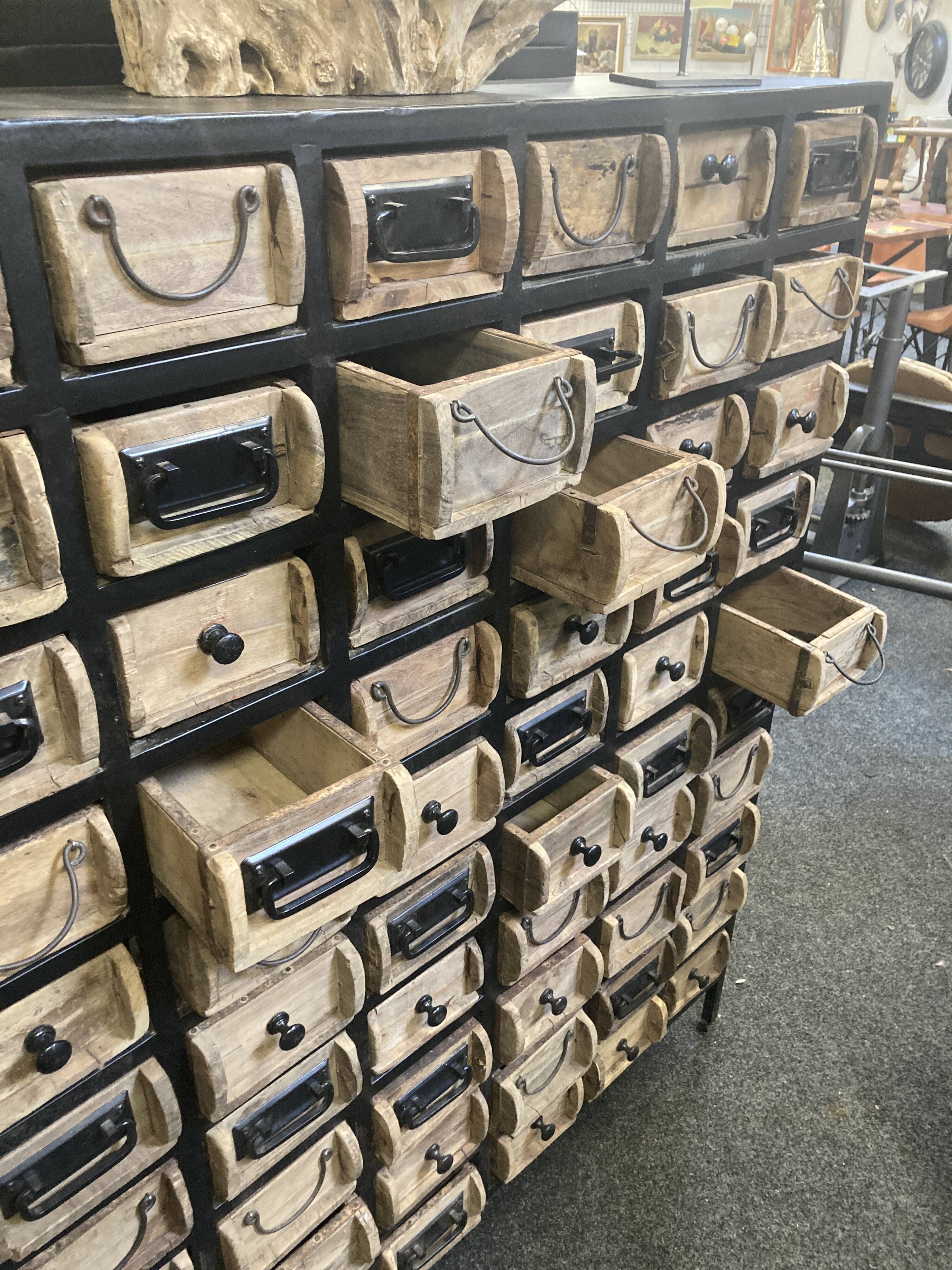Furniture 60 drawers industrial style