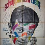 Original poster of 1964 free escape 120x160 cm jean paul belmondo
