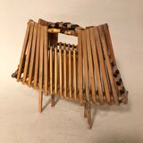 Rattan wicker bamboo fruit cup 1960 f