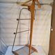 Vintage wood and metal night valet