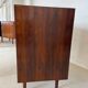 Vintage danish mid century rosewood sliding door cabinet 1960s