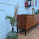 Vintage denim vase