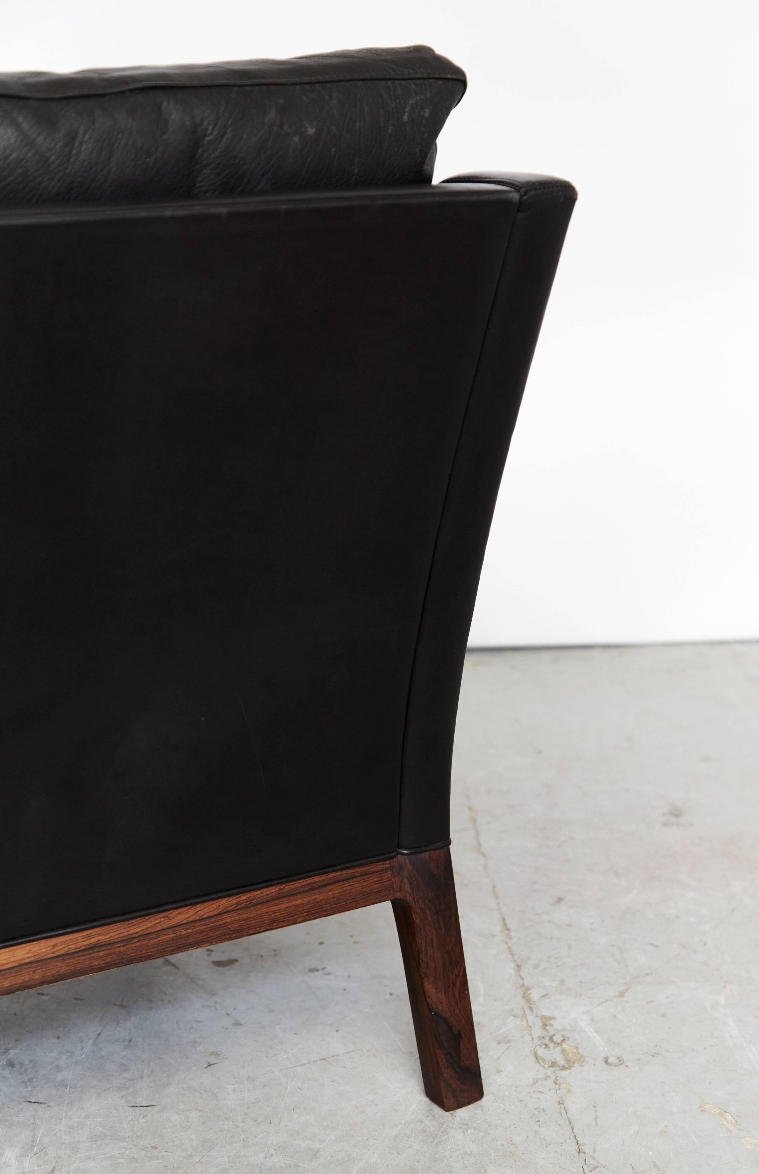 Pair of Kai Lyngfeldt Larsen armchairs model n°39 for Søren Willadsen
