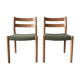 Pair of chairs by JL Moller for Hojbjerg Denmark 1960s teak