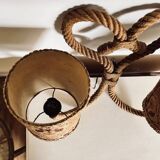 Large rope wall lamp