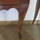 Pair of 2 Louis XV bedside tables - marquetry - 2 drawers - pink marble