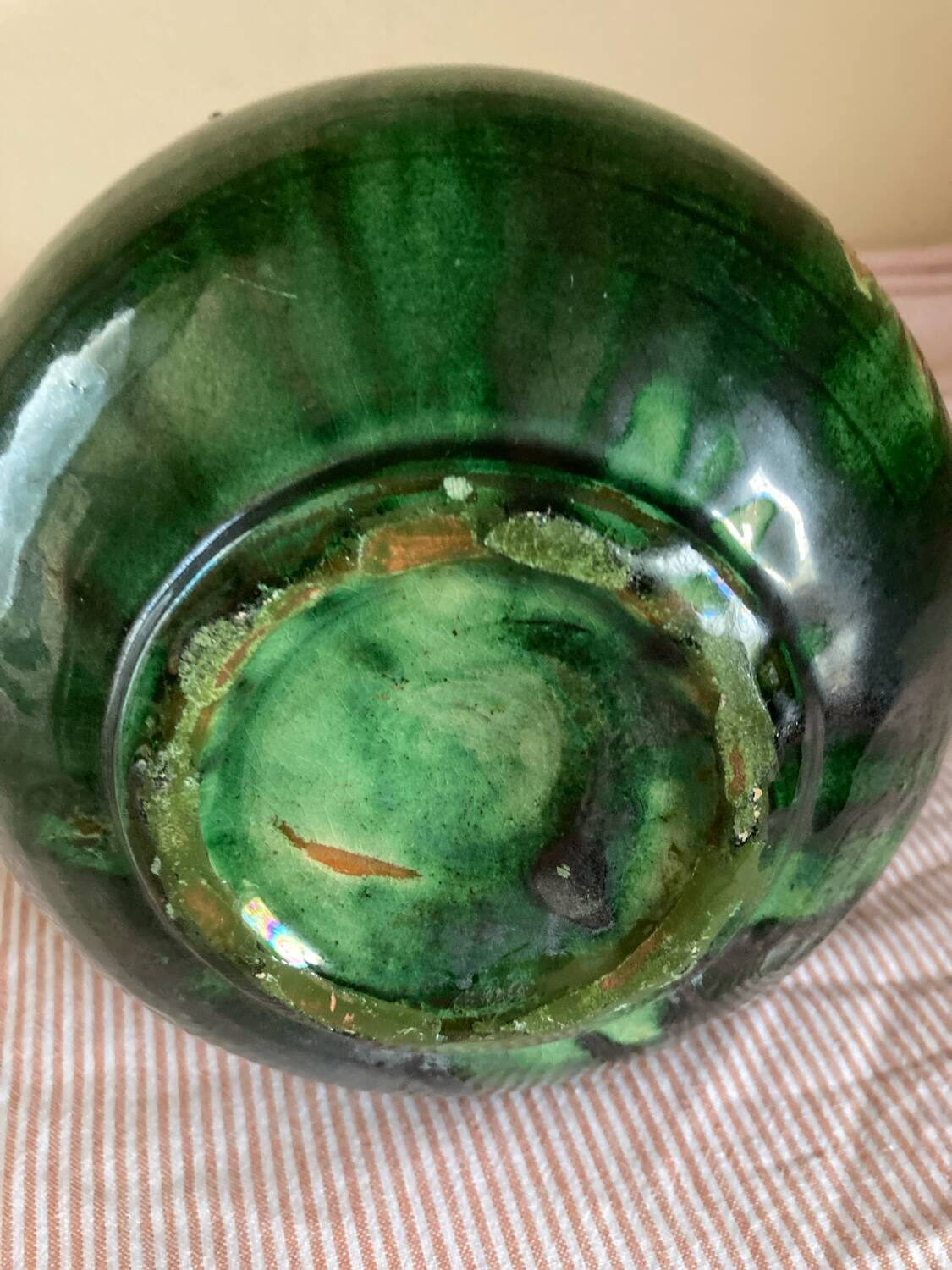 Old terracotta jug
